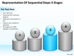 Management consulting business steps 4 stages powerpoint templates ppt backgrounds for slides 0530