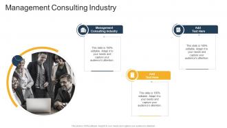 Management Consulting Industry In Powerpoint And Google Slides Cpb