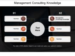 Management consulting knowledge ppt powerpoint presentation gallery graphics download cpb