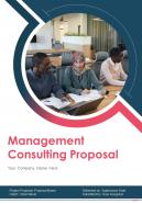 Management consulting proposal example document report doc pdf ppt