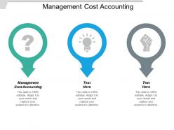 Management cost accounting ppt powerpoint presentation styles topics cpb