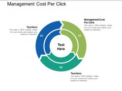 Management cost per click ppt powerpoint presentation ideas demonstration cpb