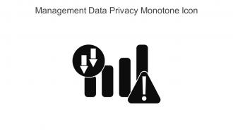Management Data Privacy Monotone Icon In Powerpoint Pptx Png And Editable Eps Format