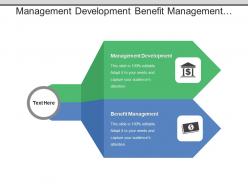 Management Development Benefit Management Complete Business Technical Evaluation