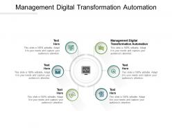 Management digital transformation automation ppt powerpoint presentation portfolio information cpb