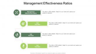 Management Effectiveness Ratios In Powerpoint And Google Slides Cpb