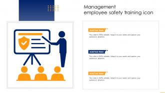 Management Employee Safety Training Icon
