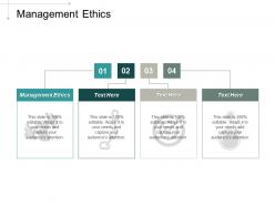 Management ethics ppt powerpoint presentation professional backgrounds cpb