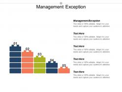 Management exception ppt powerpoint presentation model graphics cpb