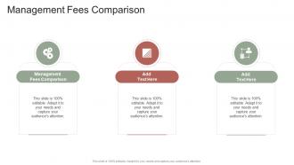 Management Fees Comparison In Powerpoint And Google Slides Cpb