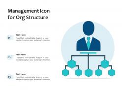 Management icon for org structure