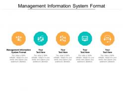 Management information system format ppt powerpoint presentation infographic template tips cpb