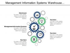 Management information systems warehouse organizational structure cpb