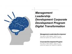 Management leadership development corporate development program digital transformation cpb