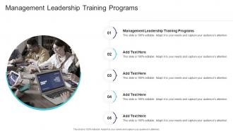 Management Leadership Training Programs In Powerpoint And Google Slides Cpb