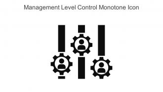 Management Level Control Monotone Icon In Powerpoint Pptx Png And Editable Eps Format