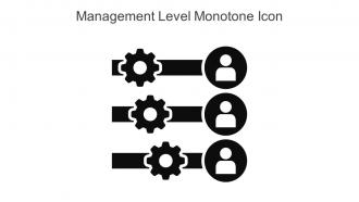 Management Level Monotone Icon In Powerpoint Pptx Png And Editable Eps Format