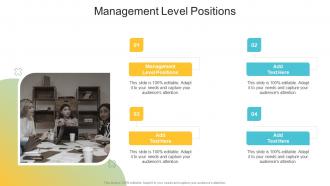 Management Level Positions In Powerpoint And Google Slides Cpb