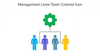 Management Level Team Colored Icon In Powerpoint Pptx Png And Editable Eps Format