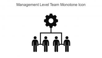 Management Level Team Monotone Icon In Powerpoint Pptx Png And Editable Eps Format