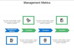 Management metrics ppt powerpoint presentation infographic template icons cpb