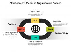 Management model of organisation assess