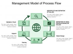 Management model of process flow