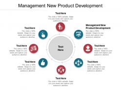 Management new product development ppt powerpoint presentation summary icons cpb