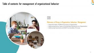 Management Of Organizational Behavior Powerpoint Presentation Slides Professionally Colorful
