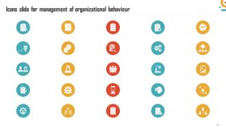 Management Of Organizational Behavior Powerpoint Presentation Slides Interactive Impressive