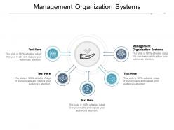 Management organization systems ppt powerpoint presentation pictures portfolio cpb