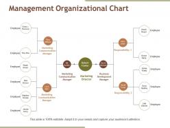 Management organizational chart ppt samples
