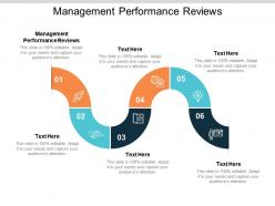 Management performance reviews ppt powerpoint presentation slides background cpb