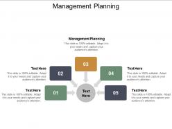 Management planning ppt powerpoint presentation gallery graphics cpb