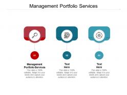 Management portfolio services ppt powerpoint presentation ideas graphics tutorials cpb