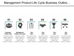 Management product life cycle business outline plan market segmentation cpb