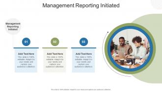 Management Reporting Initiated In Powerpoint And Google Slides Cpb
