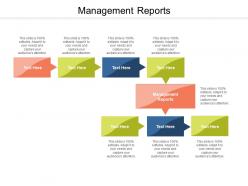 Management reports ppt powerpoint presentation ideas graphics cpb