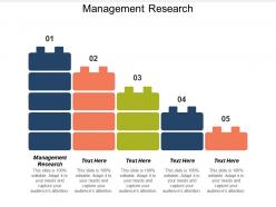 Management research ppt powerpoint presentation gallery graphics template cpb