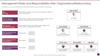 Management Roles And Responsibilities Company Reorganization Process