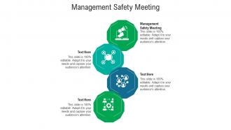 Management safety meeting ppt powerpoint presentation gallery grid cpb