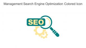 Management Search Engine Optimization Colored Icon In Powerpoint Pptx Png And Editable Eps Format