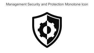 Management Security And Protection Monotone Icon In Powerpoint Pptx Png And Editable Eps Format