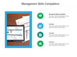 Management skills competitors ppt powerpoint presentation file template cpb