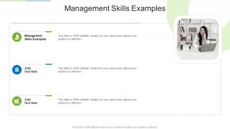 Management Skills Examples In Powerpoint And Google Slides Cpb