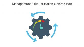 Management Skills Utilization Colored Icon In Powerpoint Pptx Png And Editable Eps Format