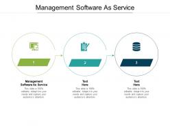 Management software as service ppt powerpoint presentation infographics graphics download cpb