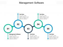 Management software ppt powerpoint presentation icon brochure cpb