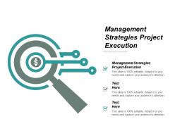 Management strategies project execution ppt powerpoint presentation portfolio ideas cpb