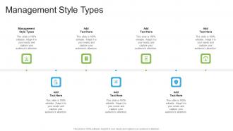 Management Style Types In Powerpoint And Google Slides Cpb